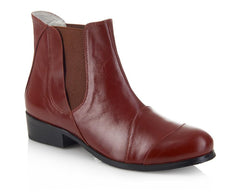 Fulham Auburn Ladies Brown Boots - Yull