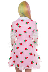 Wholesale Strawberry Pie Sheer Trench