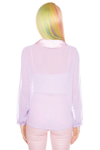 Babydoll Sheer Blouse